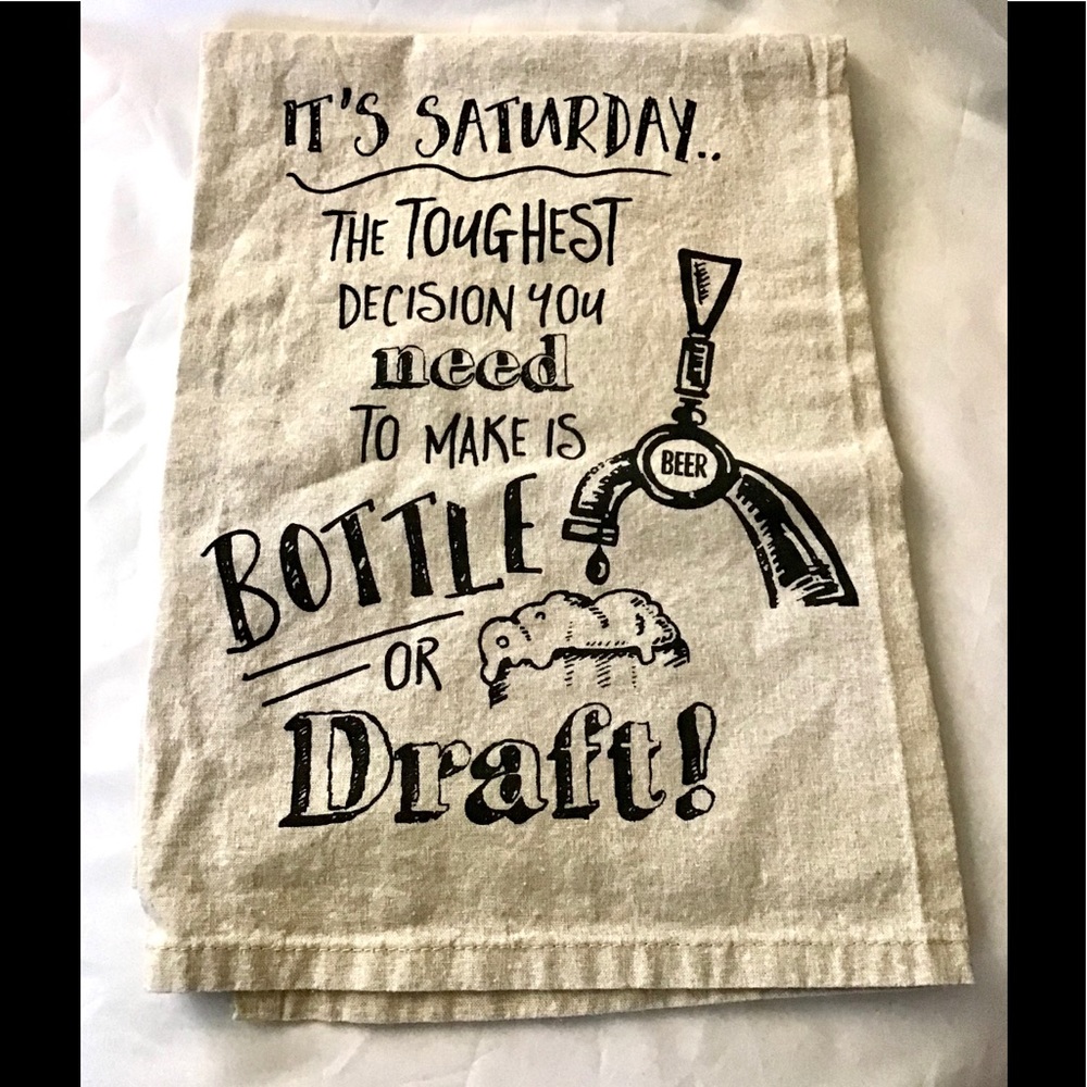 Kitchen Towel Flour Sack Man Cave Bar Mop